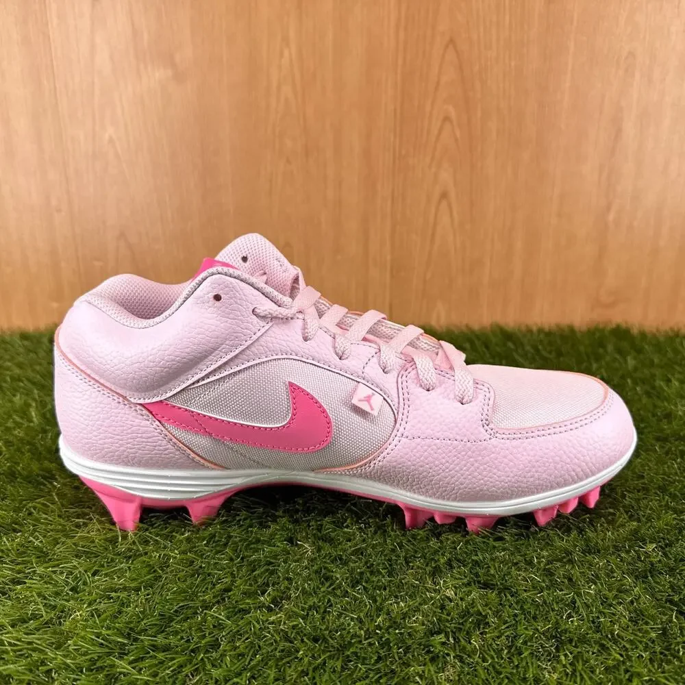 Jordan Stadium 90 Low TD Pink White Football Cleats HQ0210-600 Men's Size 11.5